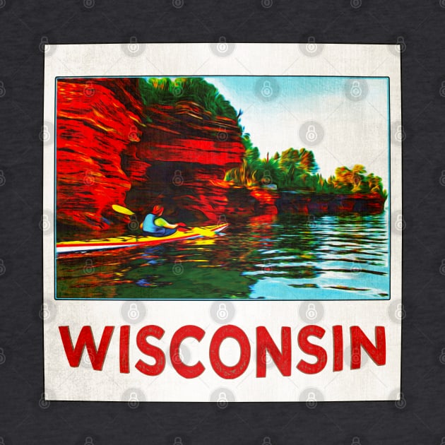 Outdoors Wisconsin • Cambrian Sandstone Cliffs by The MKE Rhine Maiden